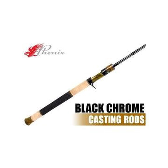 Phenix Black Chrome Casting Custom Reel Seat 78" 5-14 lb 2 pc Light Fast Qty 1