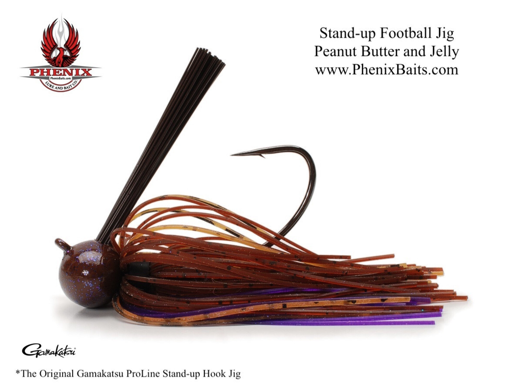 Phenix ProLine Standup Football Jig Peanut Butter and Jelly