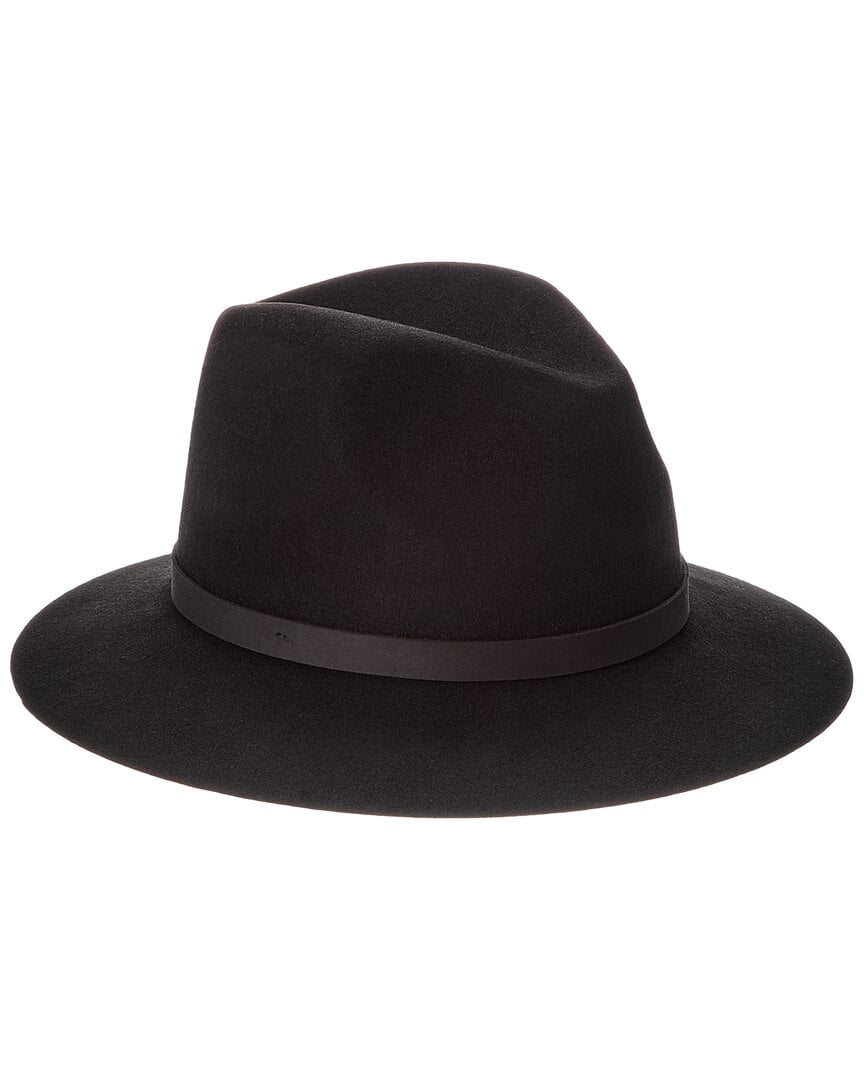Phenix Short Brim Wool Fedora, Black - Walmart.com display picture 3