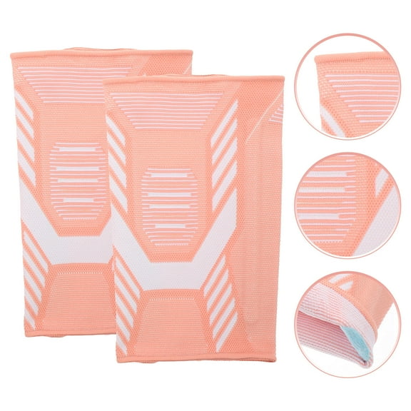 Phenofice 1 Pair Pink Nylon Knee Brace for Athletes with Shock Absorption and Knee Support
