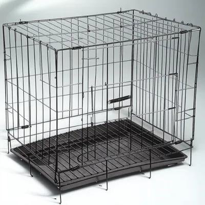 Phenofice 1 Set Cat Cage Folding Iron Wire For Pet Safety Containment