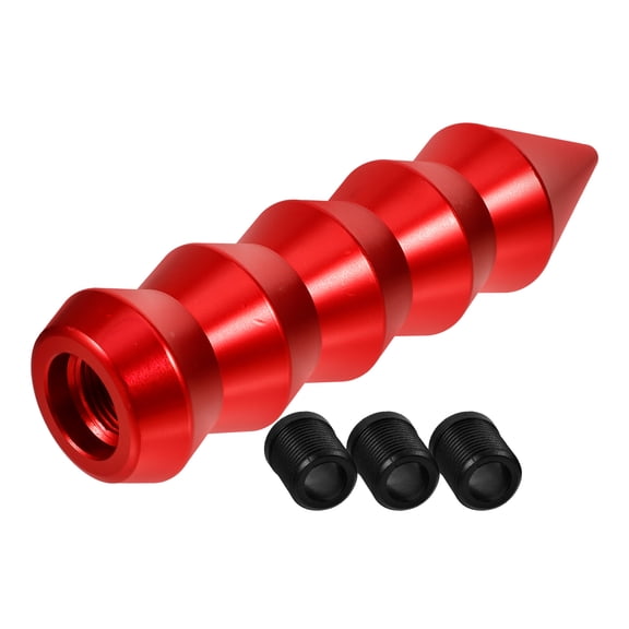 Phenofice 1 Set Gear Stick Shift Knob Sleek Design Red Color for Car Enthusiasts