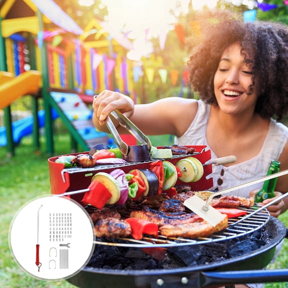 Phenofice Grilling Accessories Stainless Steel 1Set 42X0.8In