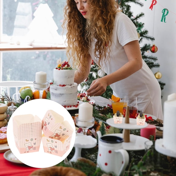 Phenofice 100Pcs Baking Cups Golden for Wedding and Birthday Celebrations