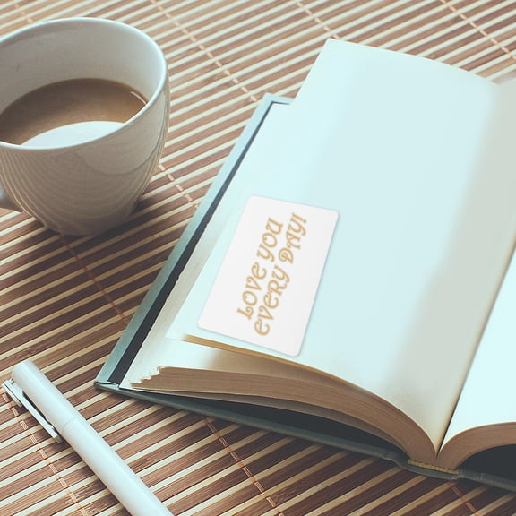 Phenofice 100Pcs Blank Price Cards White PVC Material Printable DIY Cards for Custom Labeling Needs