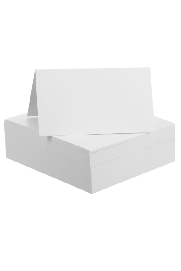 100Pcs White Blank Name Tags for Wedding Reception Table Seating Arrangement
