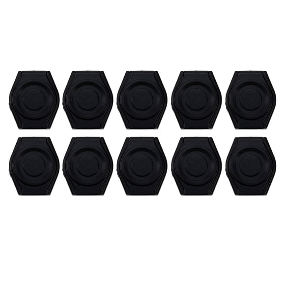 Phenofice Web Camera Lens Cover Black ABS Safe Odorless Flip Shutter 10Pcs
