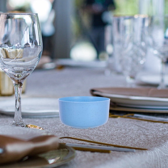 Phenofice 10pcs Plastic Mixing Bowls Reusable Round Kitchen Bowls For Family Meals