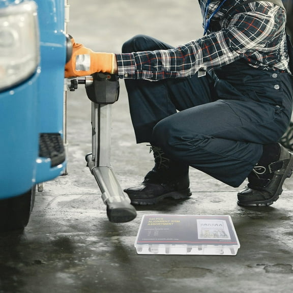 Phenofice 144Pcs Auto Alignment Body Shims Silver Comprehensive Set for Vehicle Panel Adjustment and Secure Fit