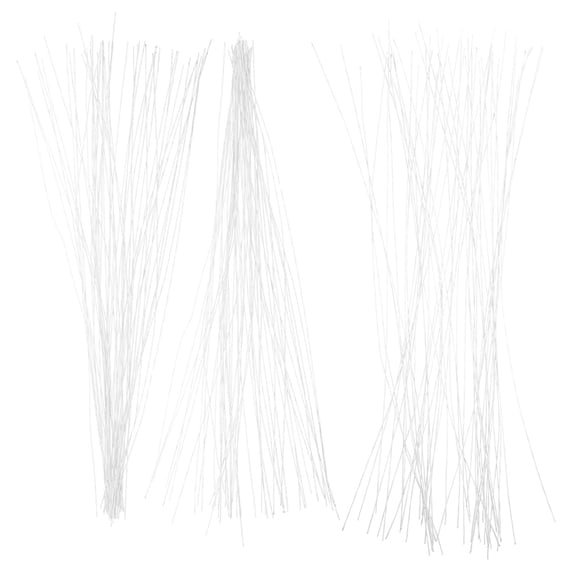 Phenofice 150 Pieces White Floral Wire Stems Paper Rods for Bouquet Wrapping, Flower Arranging and Craft Projects