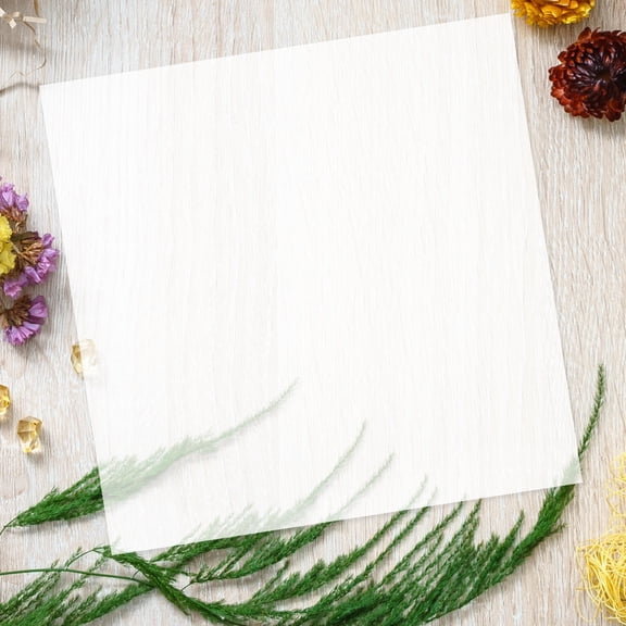 Phenofice 15pcs Craft Plastic Stencil Sheets For Precision Cutting And Reusable Crafting White