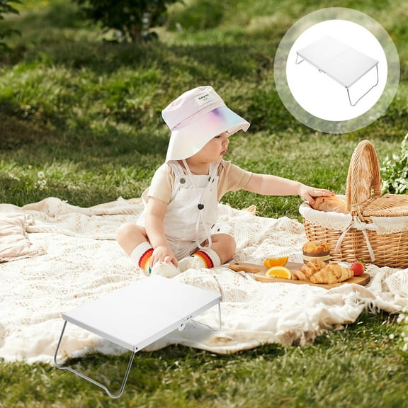 Phenofice 1Pack Aluminum Alloy Foldable Camping Table for Backpacking Sleek and Modern 12.58X8.25X4.79In