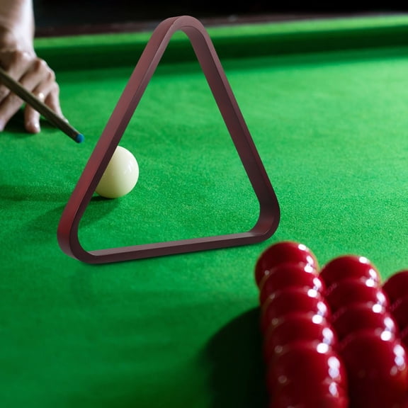 Phenofice 1Pack Professional Players Billiard Ball Positioner Wooden Triangle Shape for Pool Tables
