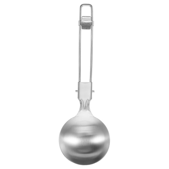 Phenofice Portable Utensils Folding Spoon Silver 1Pcs