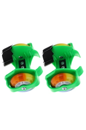 1Pair Training Roller Skate Shoe with Adjustable PU Rubber Design for Outdoor Use