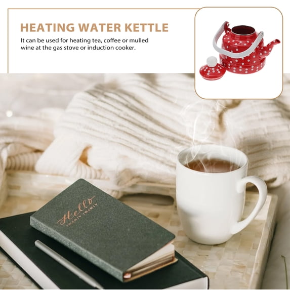 Phenofice Vintage Small Stovetop Kettle for Coffee and Tea , Teapot for Home and Kitchen Use