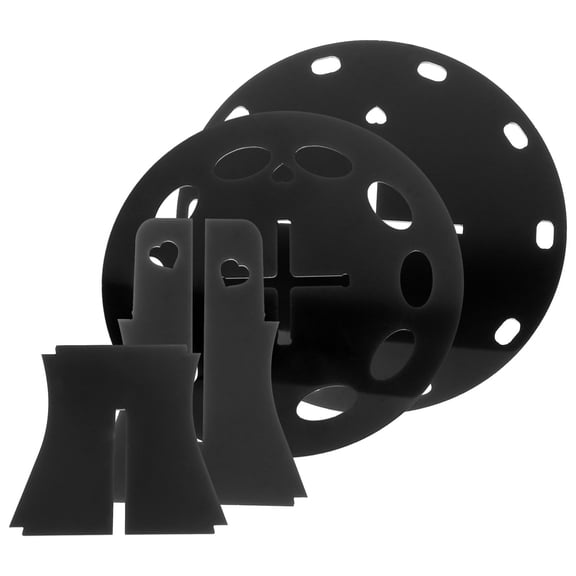 Phenofice 1Pcs Makeup Brush Stand Tree-Shape Black Acrylic for Drying and Organization 5.4x5.4in