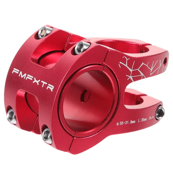 Phenofice 1Pcs Red Aluminum Alloy Bike Stem Extension for Mountain Biking