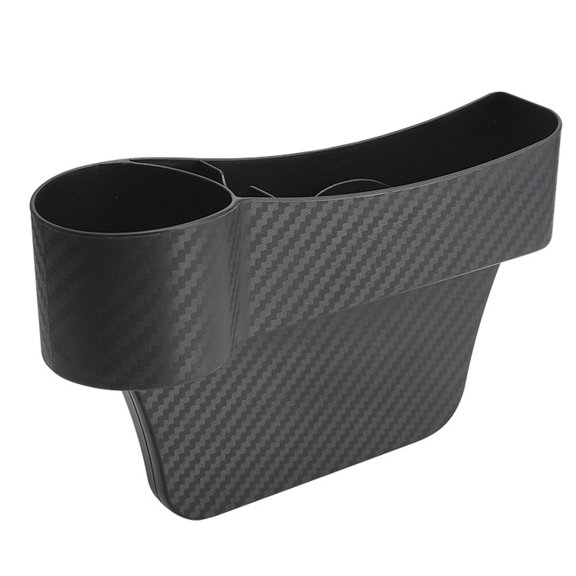 Phenofice 1Pcs Simple Car Seat Black Plastic Organizer for Car Interior Organization