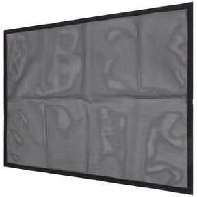 Phenofice Black Hearth Mesh Screen Panel Set with Spark Guard and PVC Material