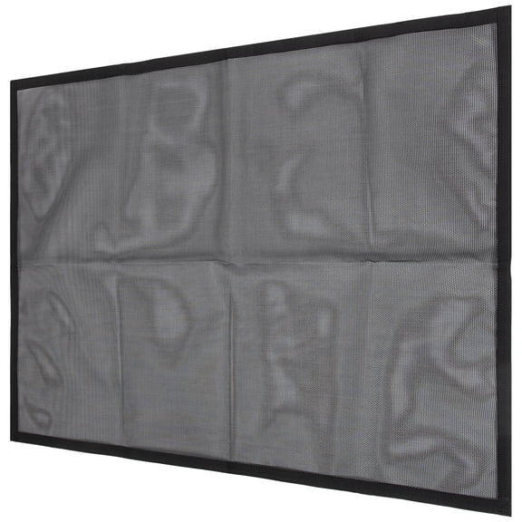 Phenofice Black Hearth Mesh Screen Panel Set with Spark Guard and PVC Material