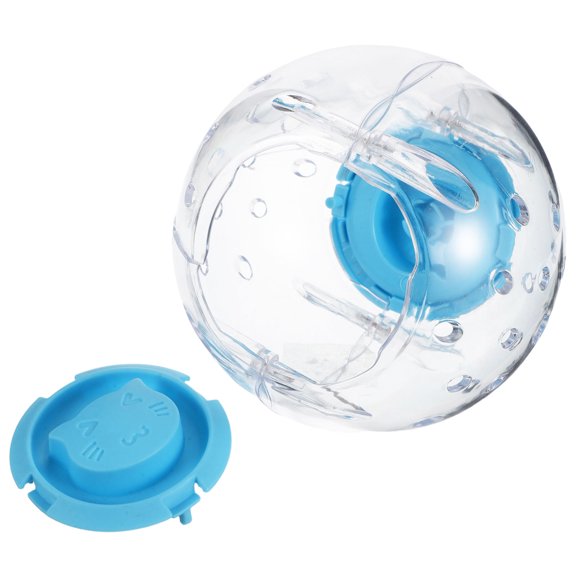 Phenofice 1Set Durable Sky Blue Hamster Running Wheel and Activity Ball for Small Pets