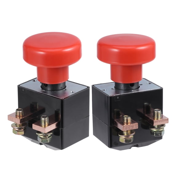 Phenofice 1Set ED250A Emergency Disconnecting Push Button for Electric Forklift Users 4.13X2.36X2.28In