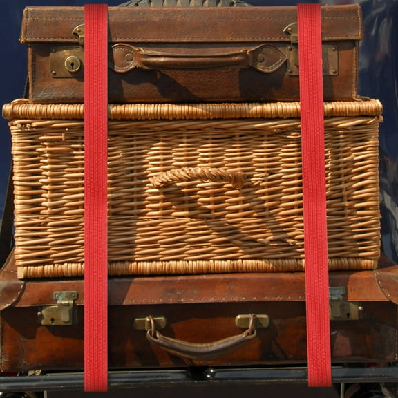 Phenofice 1Set Red Bungee Cords for Elastic Tension in Outdoor Activities