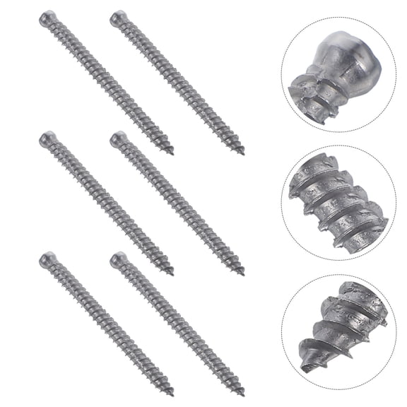 Phenofice 1Set Sheet Metal Screws Stainless Steel for Secure Door Window Fixing Silver Color