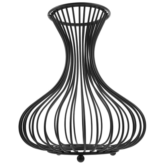 Phenofice 1Set Storage Basket Metal Iron Wine Corks Storage Home Decoration Nordic Style 8.65X7.47X7.47in