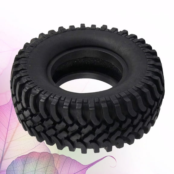 Phenofice 1pc Black Rubber Tires for Model Cars Designed for Crawlers and Trucks Enhanced Air Pressure for Better Performance