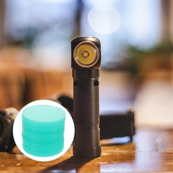 Phenofice 20Pcs Clear Flashlight Lens Replacement with Optimized Light Distribution for Camping and Hunting