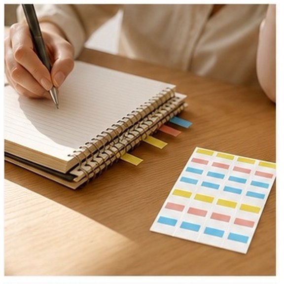 Phenofice 240pcs White Index Sticky Memo Notes with Strong Adhesive Foldable