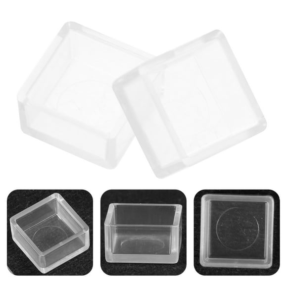 Phenofice 25pcs Empty Plastic Watercolor Pans for Reusable Art Projects DIY