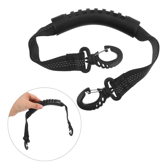 Phenofice 2Pcs Adjustable Ski Boot Carrier Handle Straps with Reflective Features and Lightweight Design