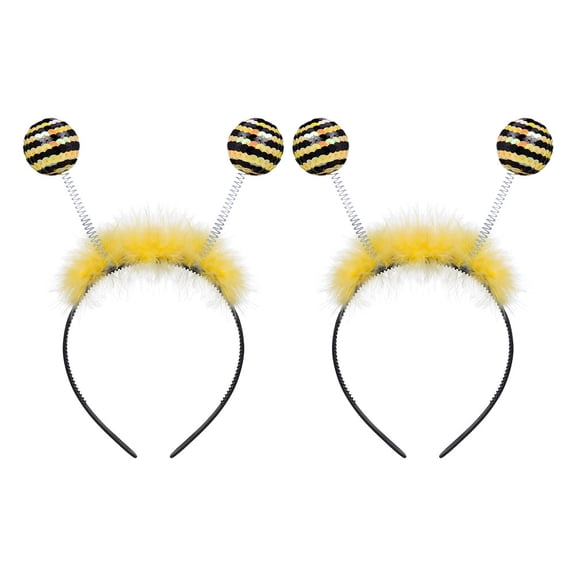 Phenofice 2 Pack Headbands, Cloth Antenna Costume Accessories for Party Holiday Festival, Women and Kids