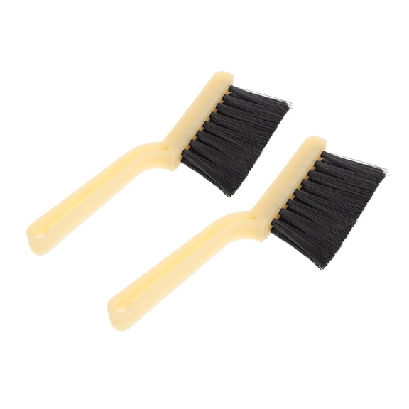 Phenofice 2-Piece Billiard Pool Table Brush Set, Soft Bristle Felt Cleaner with Plastic Handles for Rail and Table Cloth Care