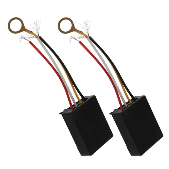 Phenofice 2Pcs Black Touch Dimmer Switch Module for Home Desk Lamps Smooth Dimmable Touch Control