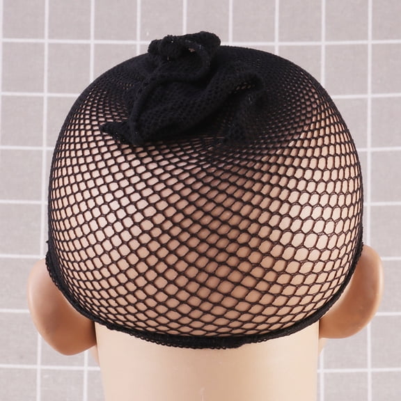 Phenofice 2Pcs Elastic Wig Cap Black Stretchy Mesh Adjustable Soft Comfortable Material