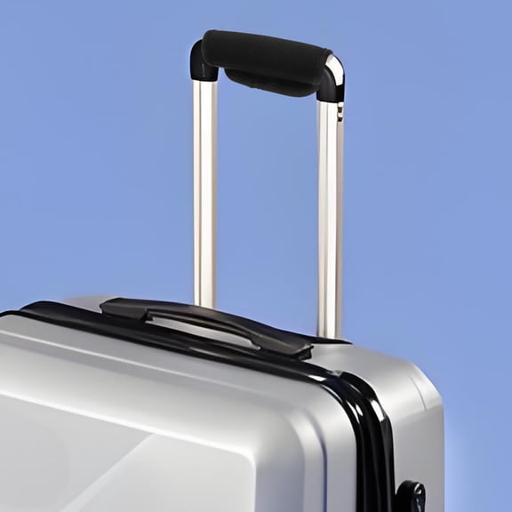 Phenofice 2Pcs Travel Luggage Handle Wraps Black with High Thickness and Antifriction for Suitcase Handles