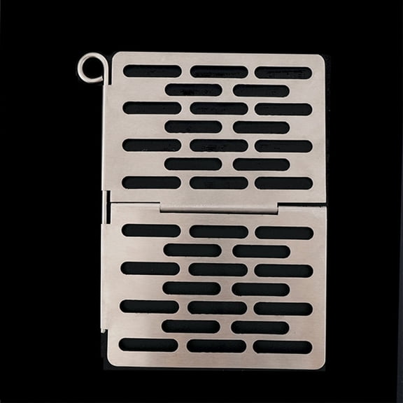 Phenofice 2Pcs Heat Resistant Stainless Steel Grill Nets for Barbecue with Perfect Mesh for Burgers Fish and Kebabs
