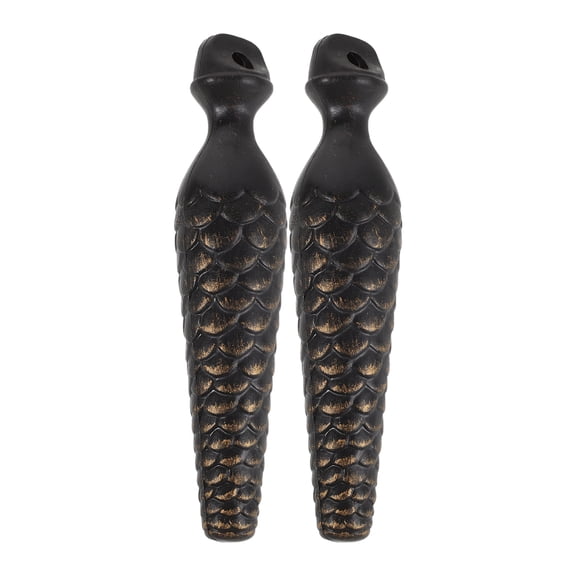Phenofice 2 Pcs Mechanical Clock Weights, Shaped Plastic Replacement Pendulum Parts Swing Decor
