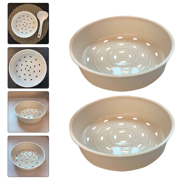 Phenofice 2Pcs Round Steam Basket for Hotel Use in Cooking and Steaming