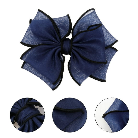 Phenofice 2Pcs Shoes Accessories Women Diy Handmade Products Black Blue 11.8X7.9X0.8In