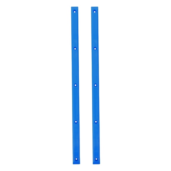 Phenofice 2Pcs Skateboard Deck Edge Protection Cover with Plastic Rail Guards and Easy Installation Blue