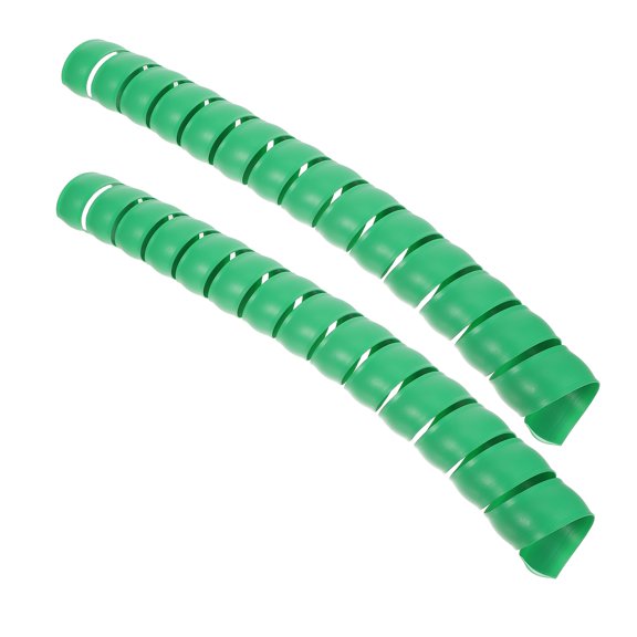 Phenofice 2Pcs Spiral Tree Wrap Green Plastic Tree Trunk Protector for Mower and Animal Defense