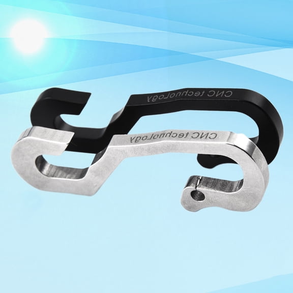 Phenofice 2Pcs Stainless Steel Can Opener with S-Shape Hook Portable Beer Bottle Opener for Home Kitchen and Outdoor