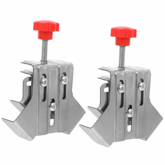 Phenofice 2Pcs Stainless Steel Right Angle Welding Clamp Multifunctional Corner Fixer Tool