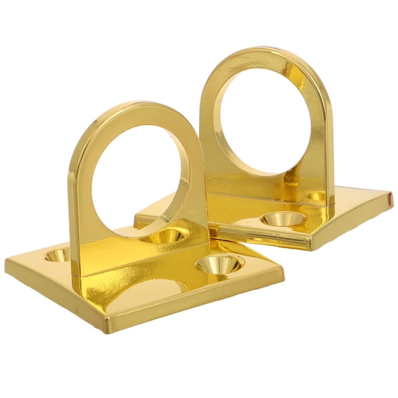 Phenofice 2Pcs U Shaped Hooks for Grand Openings Golden 1.6x1.6x1.6in