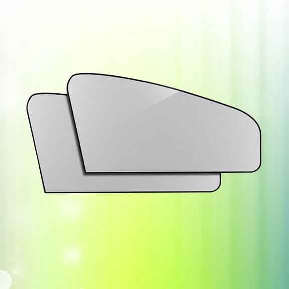Phenofice 2Pcs Visor Silver Rectangular Windshield Car Sunshade for Car Window 80x50x0.1in